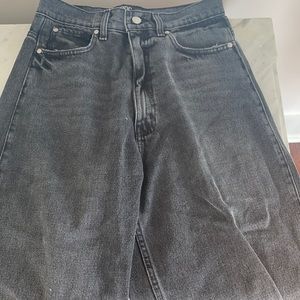black baggy jeans